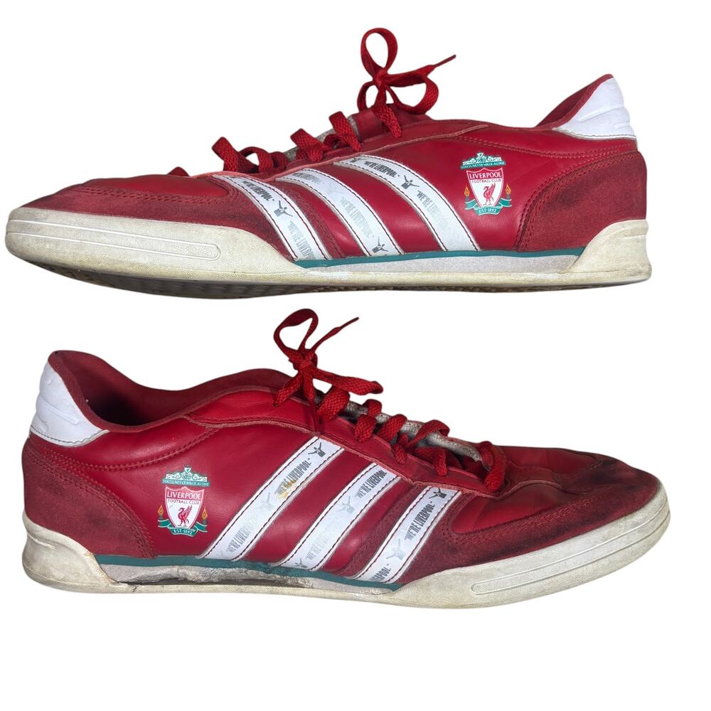 vintage y2k 2008 Adidas Liverpool Samba mens 12.5 soccer football retro 2000s